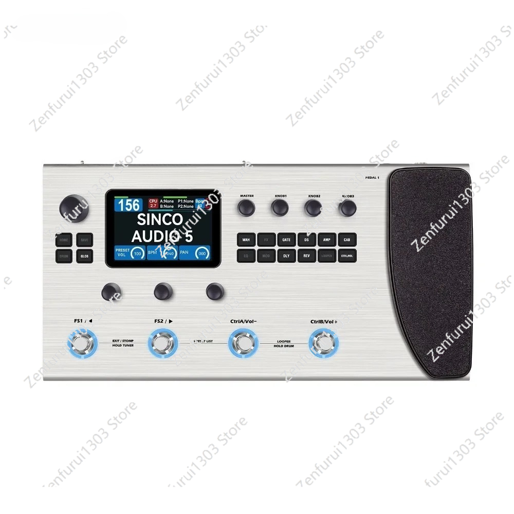 Looper Pedal Guitar - M-VAVE MK-300 Multi-Function Guitar/Bass Effector Pedal