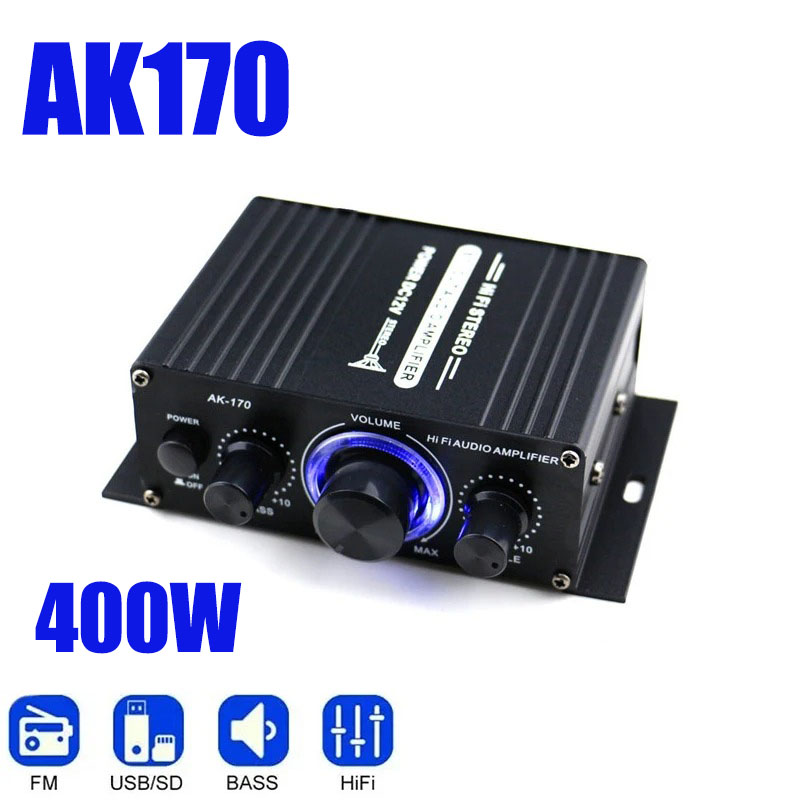 AK170 Mini Digital Power Audio - Audio Music Generator 评论和价格