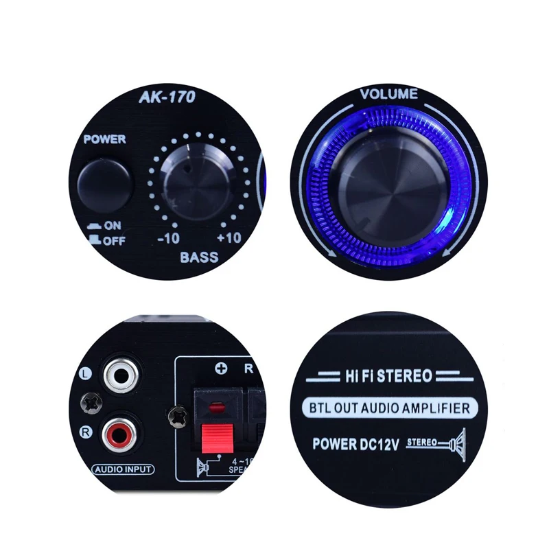 AK170 Mini Digital Power Audio - Audio Music Generator 评论和价格