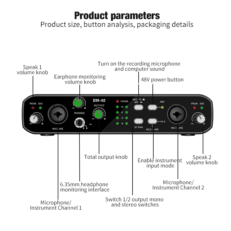 Audio Interface With Microphon - Audio Music Interface 评论和价格