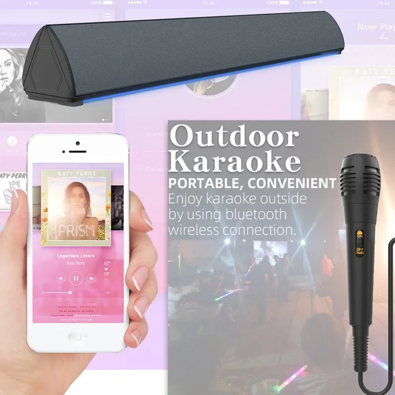 60W Wireless TV PC Soundbar Bl - Audio Music Generator 评论和价格