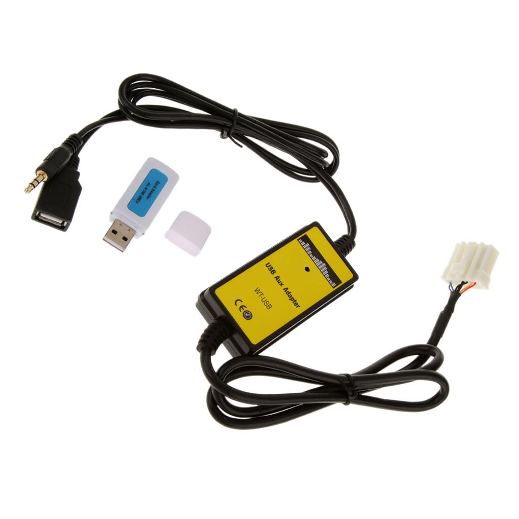 Car Aux Adapter CD Changer Inp - Audio Music Changer 评论和价格