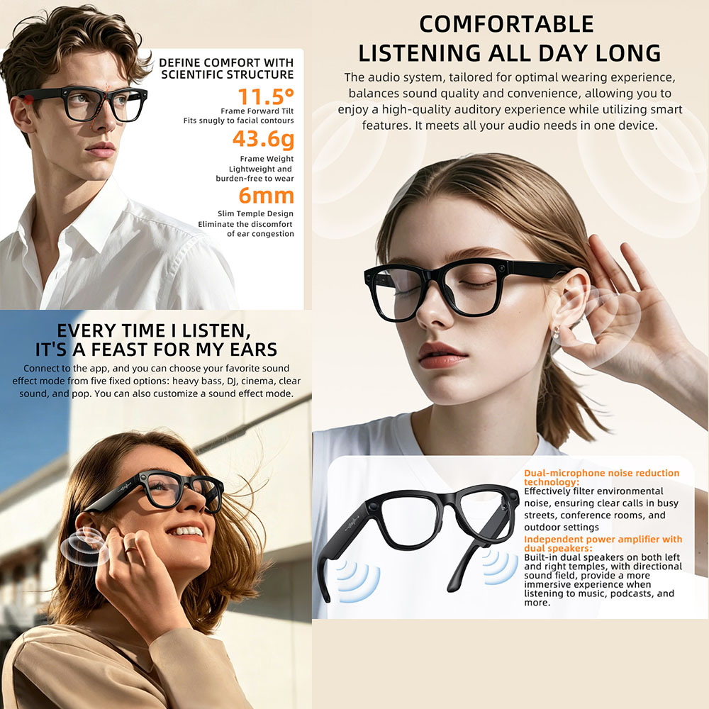 2026 AI Smart Glasses with Cam - Audio Music Recognition 评论和价格