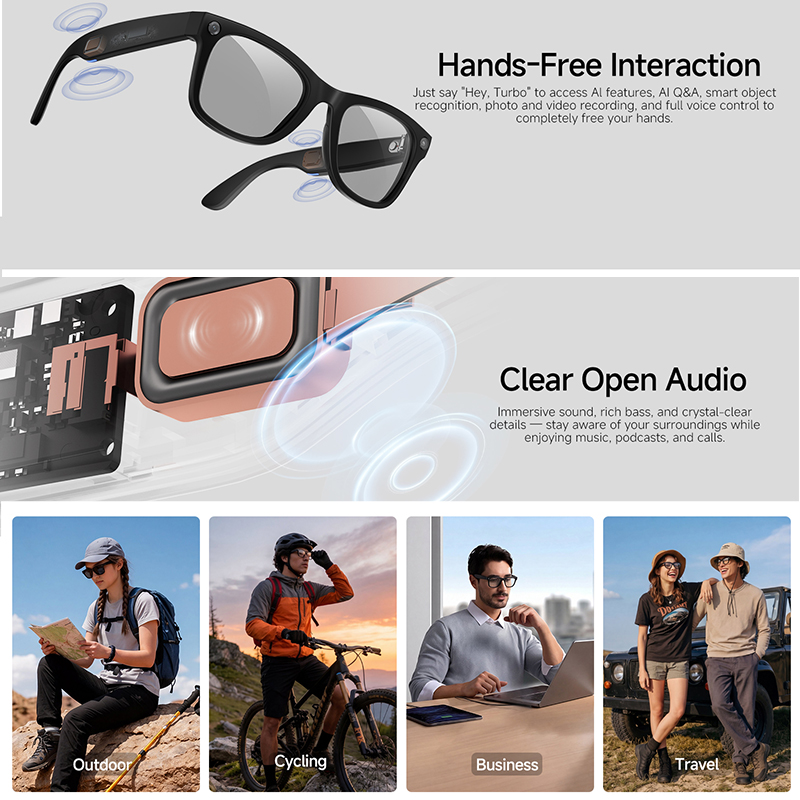 New Smart Glasses Intelligent  - Audio Music Recognition 评论和价格
