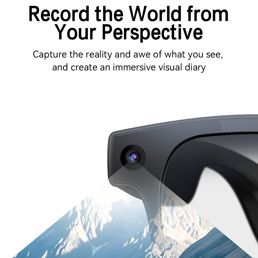 New G2 AI Camera Glasses 8MP S - Audio Music Recognition 评论和价格