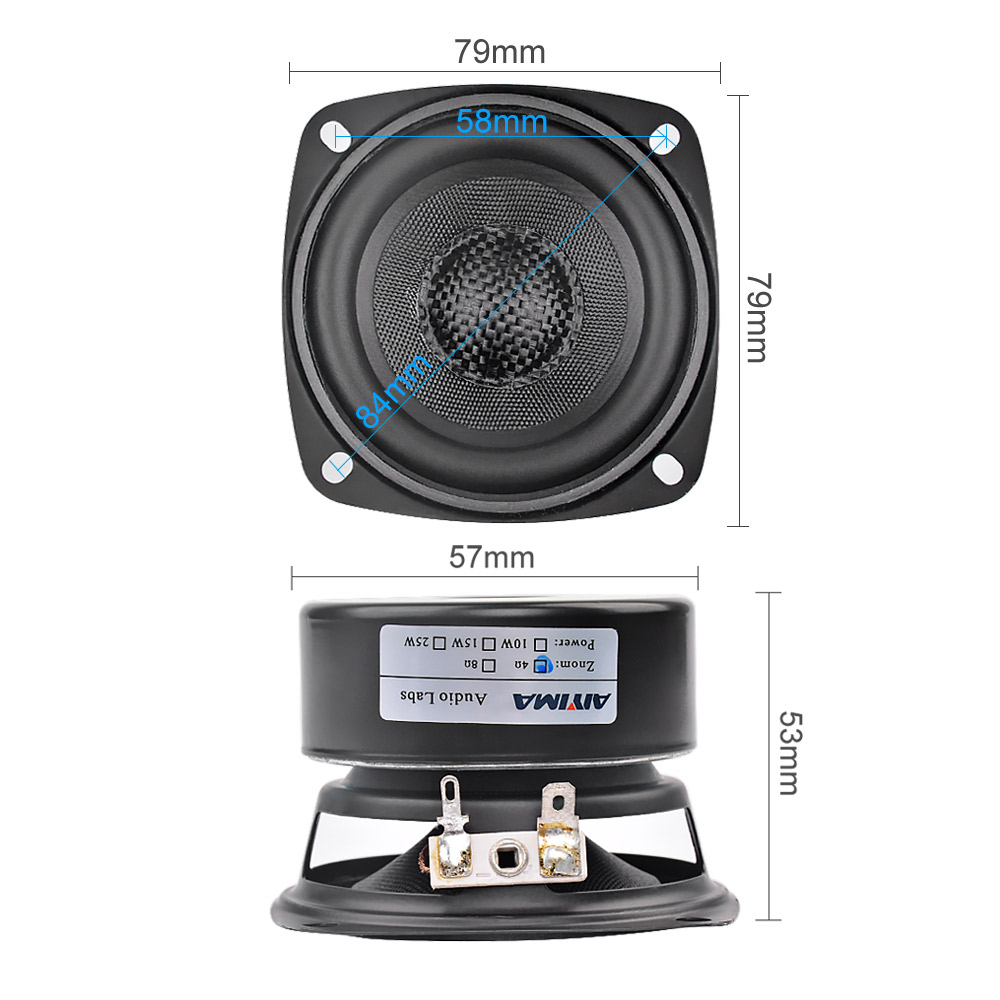 AIYIMA 2Pcs 3 Inch Audio Porta - Audio Music Generator 评论和价格