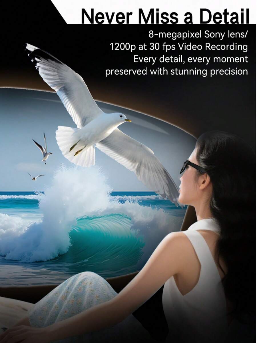 AI Smart Glasses With 8MP HD C - Audio Music Recognition 评论和价格