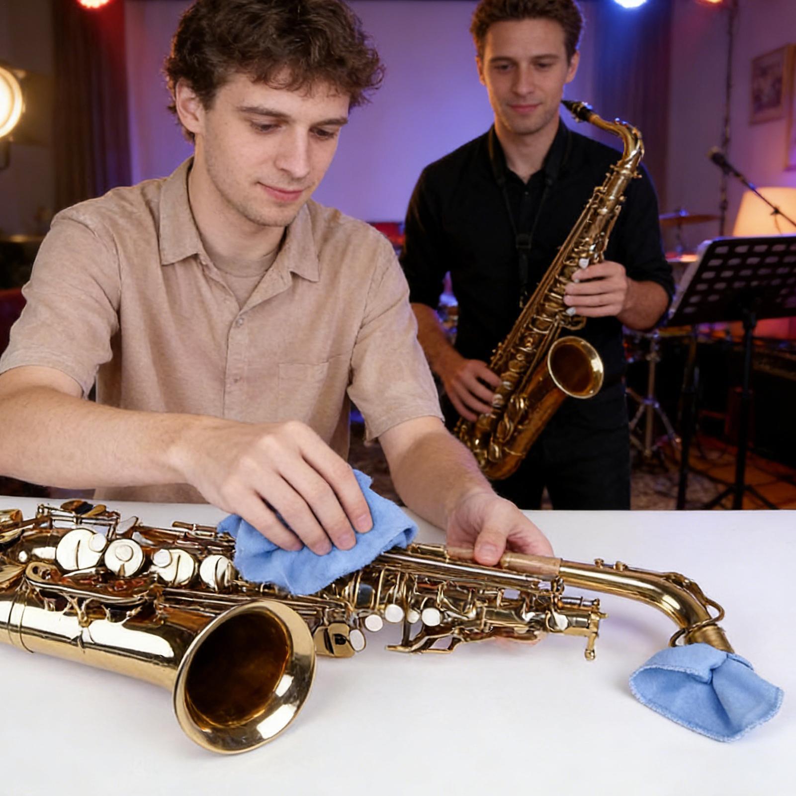 Saxophone Cleaning Cloth Kit 2 - Clarinet Care Kit 评论和价格