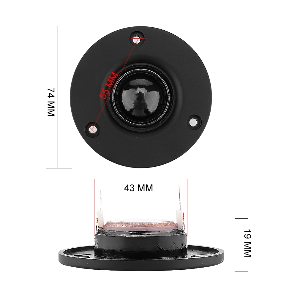 AIYIMA 2Pcs 3 Inch Tweeter Sou - Audio Music Generator 评论和价格