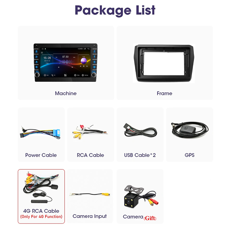 8G Ram 128GB Android 14 Car Ra - Audio Music India 评论和价格