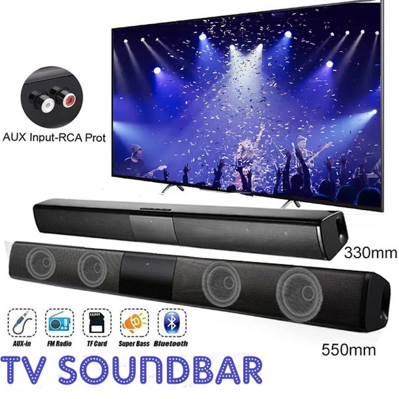 40W High Power Soundbar for TV - Audio Music Generator 评论和价格