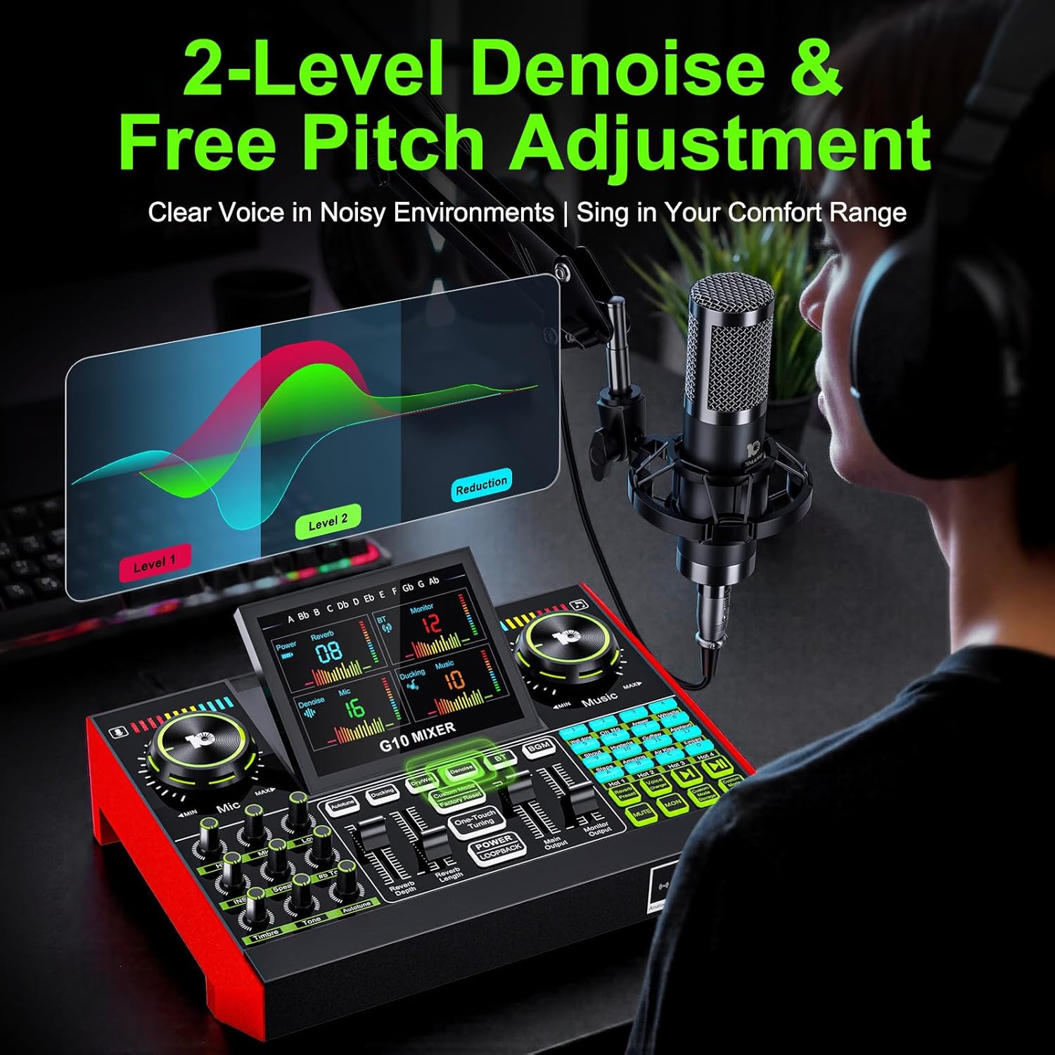 Tenlamp G10 Live Streaming Aud - Audio Music Interface 评论和价格