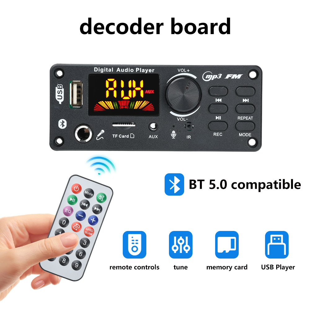 DC 5-12V MP3 Audio Decoder Mod - Audio Music Converter To Mp3 评论和价格