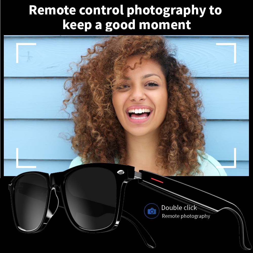 SENBONO E13 Smart Glasses:Blue - Audio Music Voice 评论和价格